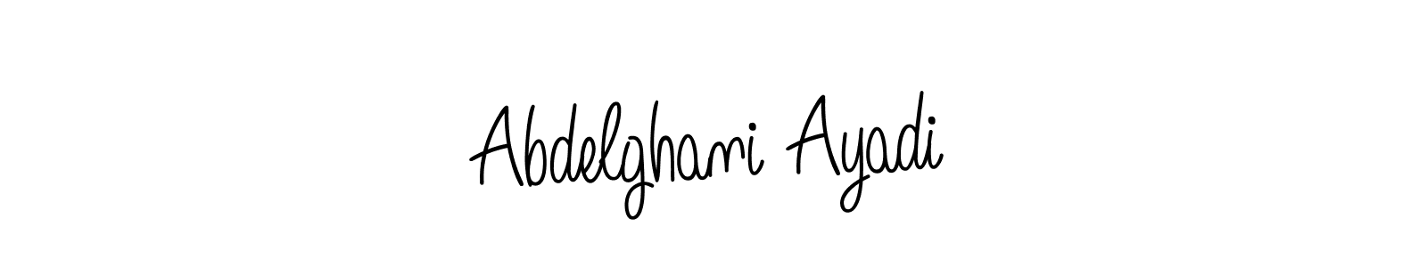 Make a beautiful signature design for name Abdelghani Ayadi. Use this online signature maker to create a handwritten signature for free. Abdelghani Ayadi signature style 5 images and pictures png