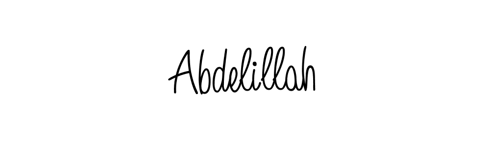 Abdelillah stylish signature style. Best Handwritten Sign (Angelique-Rose-font-FFP) for my name. Handwritten Signature Collection Ideas for my name Abdelillah. Abdelillah signature style 5 images and pictures png