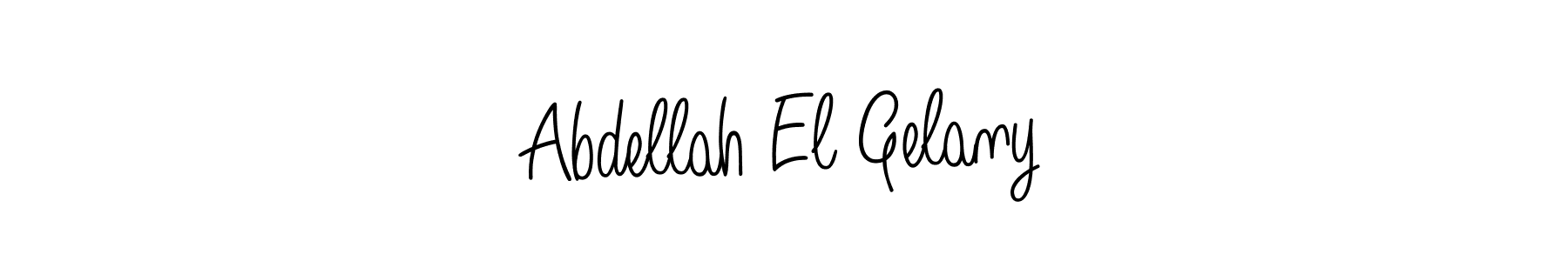 Angelique-Rose-font-FFP is a professional signature style that is perfect for those who want to add a touch of class to their signature. It is also a great choice for those who want to make their signature more unique. Get Abdellah El Gelany name to fancy signature for free. Abdellah El Gelany signature style 5 images and pictures png