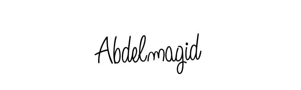 How to Draw Abdelmagid signature style? Angelique-Rose-font-FFP is a latest design signature styles for name Abdelmagid. Abdelmagid signature style 5 images and pictures png