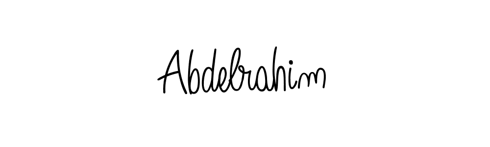 How to make Abdelrahim name signature. Use Angelique-Rose-font-FFP style for creating short signs online. This is the latest handwritten sign. Abdelrahim signature style 5 images and pictures png