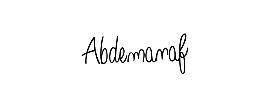 Make a beautiful signature design for name Abdemanaf. Use this online signature maker to create a handwritten signature for free. Abdemanaf signature style 5 images and pictures png
