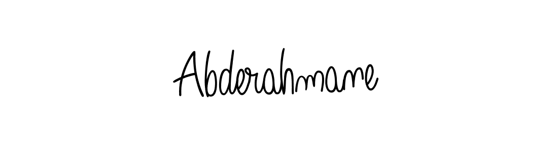 Abderahmane stylish signature style. Best Handwritten Sign (Angelique-Rose-font-FFP) for my name. Handwritten Signature Collection Ideas for my name Abderahmane. Abderahmane signature style 5 images and pictures png