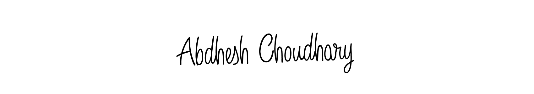Make a short Abdhesh Choudhary signature style. Manage your documents anywhere anytime using Angelique-Rose-font-FFP. Create and add eSignatures, submit forms, share and send files easily. Abdhesh Choudhary signature style 5 images and pictures png