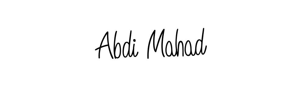 Angelique-Rose-font-FFP is a professional signature style that is perfect for those who want to add a touch of class to their signature. It is also a great choice for those who want to make their signature more unique. Get Abdi Mahad name to fancy signature for free. Abdi Mahad signature style 5 images and pictures png