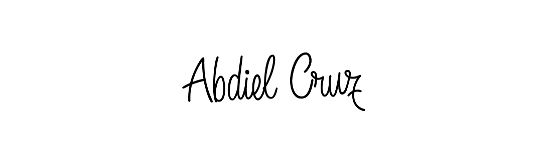 Create a beautiful signature design for name Abdiel Cruz. With this signature (Angelique-Rose-font-FFP) fonts, you can make a handwritten signature for free. Abdiel Cruz signature style 5 images and pictures png