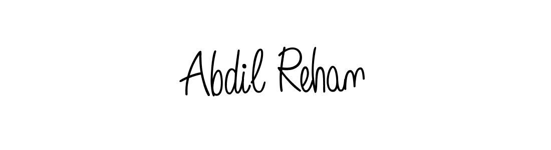 Create a beautiful signature design for name Abdil Rehan. With this signature (Angelique-Rose-font-FFP) fonts, you can make a handwritten signature for free. Abdil Rehan signature style 5 images and pictures png