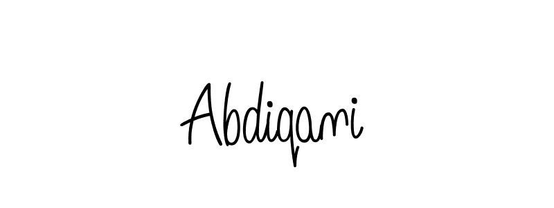 Create a beautiful signature design for name Abdiqani. With this signature (Angelique-Rose-font-FFP) fonts, you can make a handwritten signature for free. Abdiqani signature style 5 images and pictures png