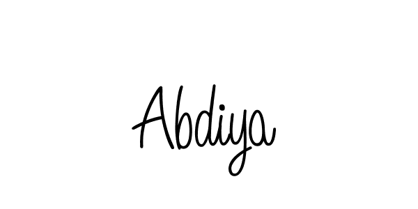 if you are searching for the best signature style for your name Abdiya. so please give up your signature search. here we have designed multiple signature styles  using Angelique-Rose-font-FFP. Abdiya signature style 5 images and pictures png