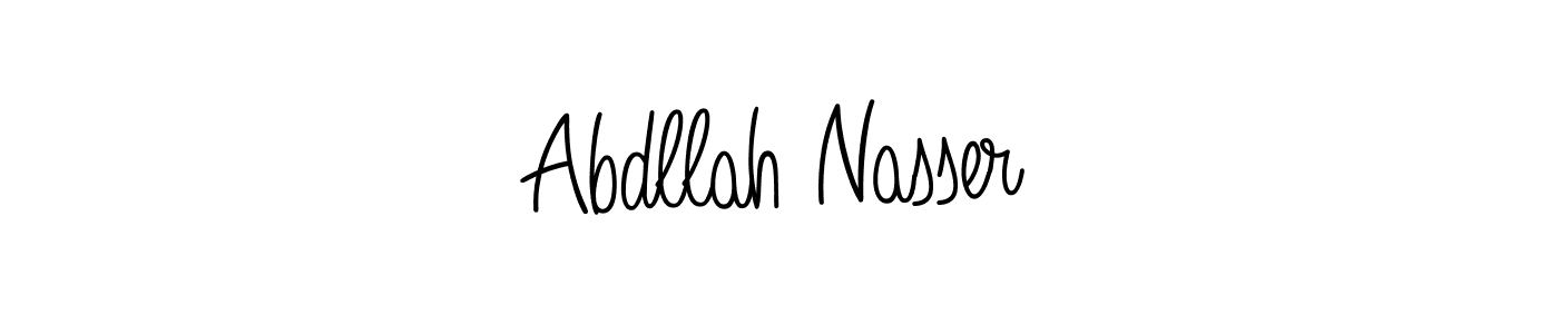 Best and Professional Signature Style for Abdllah Nasser. Angelique-Rose-font-FFP Best Signature Style Collection. Abdllah Nasser signature style 5 images and pictures png