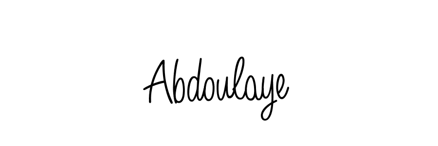 Design your own signature with our free online signature maker. With this signature software, you can create a handwritten (Angelique-Rose-font-FFP) signature for name Abdoulaye. Abdoulaye signature style 5 images and pictures png