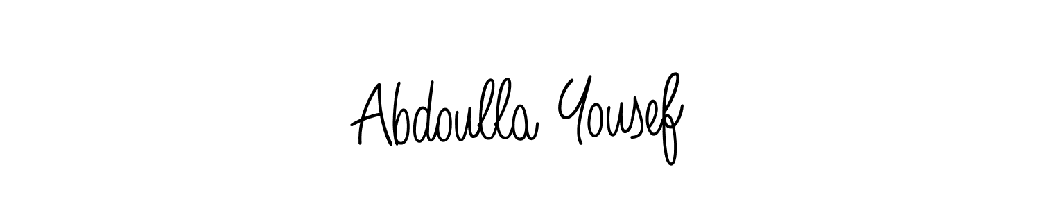 Also we have Abdoulla Yousef name is the best signature style. Create professional handwritten signature collection using Angelique-Rose-font-FFP autograph style. Abdoulla Yousef signature style 5 images and pictures png