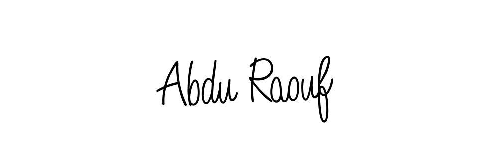 Here are the top 10 professional signature styles for the name Abdu Raouf. These are the best autograph styles you can use for your name. Abdu Raouf signature style 5 images and pictures png