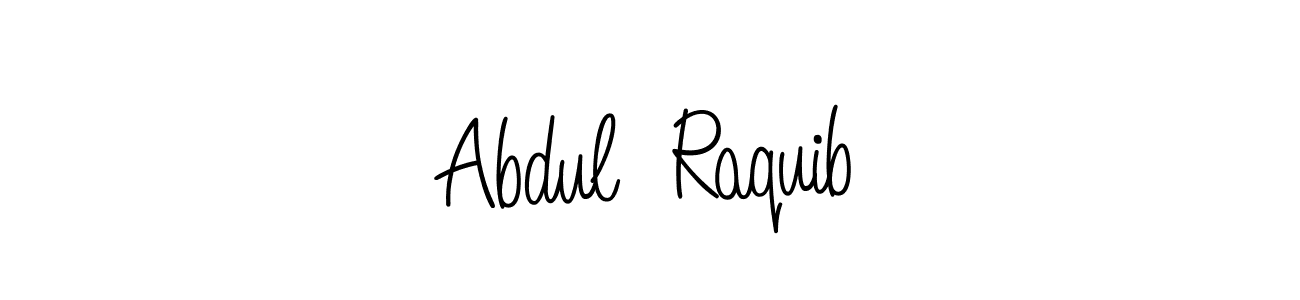 Similarly Angelique-Rose-font-FFP is the best handwritten signature design. Signature creator online .You can use it as an online autograph creator for name Abdul  Raquib. Abdul  Raquib signature style 5 images and pictures png