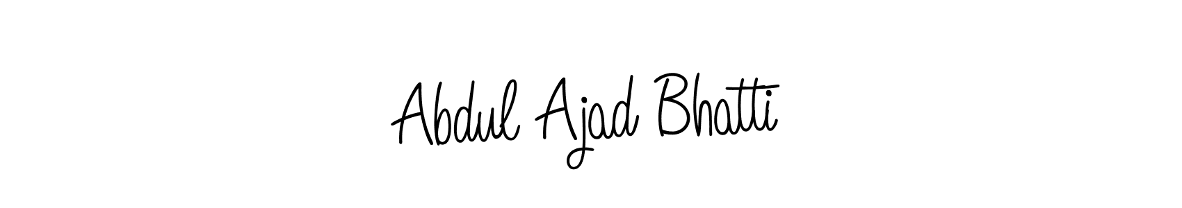 Abdul Ajad Bhatti stylish signature style. Best Handwritten Sign (Angelique-Rose-font-FFP) for my name. Handwritten Signature Collection Ideas for my name Abdul Ajad Bhatti. Abdul Ajad Bhatti signature style 5 images and pictures png