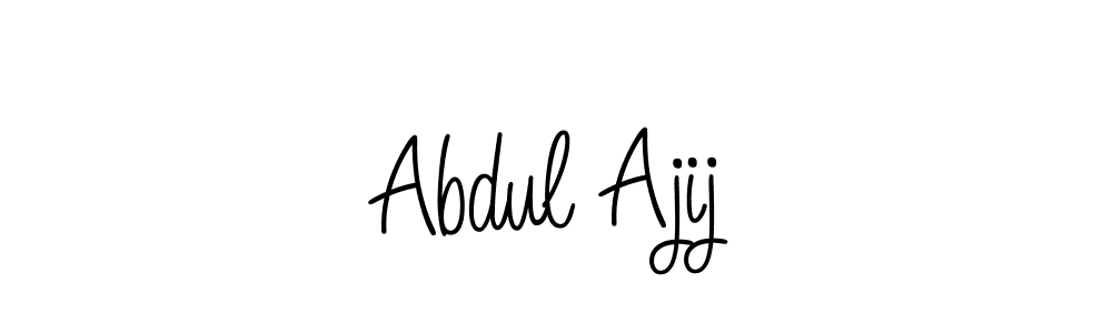 Also we have Abdul Ajij name is the best signature style. Create professional handwritten signature collection using Angelique-Rose-font-FFP autograph style. Abdul Ajij signature style 5 images and pictures png