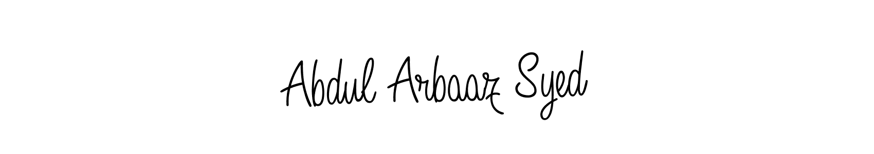 Abdul Arbaaz Syed stylish signature style. Best Handwritten Sign (Angelique-Rose-font-FFP) for my name. Handwritten Signature Collection Ideas for my name Abdul Arbaaz Syed. Abdul Arbaaz Syed signature style 5 images and pictures png