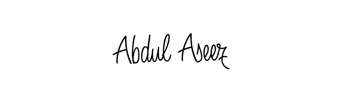 Make a beautiful signature design for name Abdul Aseez. With this signature (Angelique-Rose-font-FFP) style, you can create a handwritten signature for free. Abdul Aseez signature style 5 images and pictures png