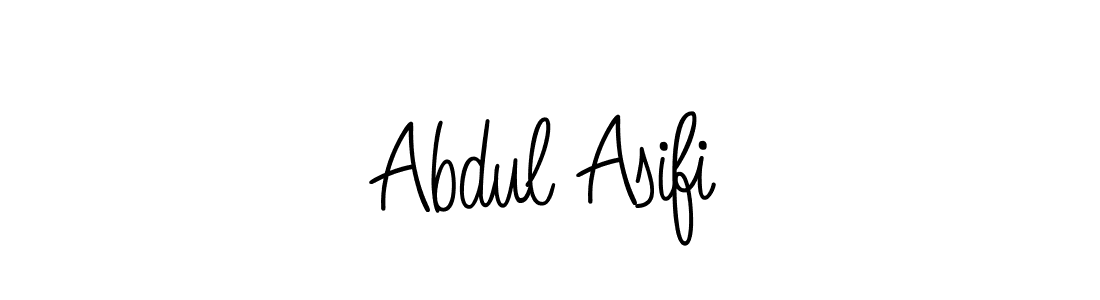 Design your own signature with our free online signature maker. With this signature software, you can create a handwritten (Angelique-Rose-font-FFP) signature for name Abdul Asifi. Abdul Asifi signature style 5 images and pictures png