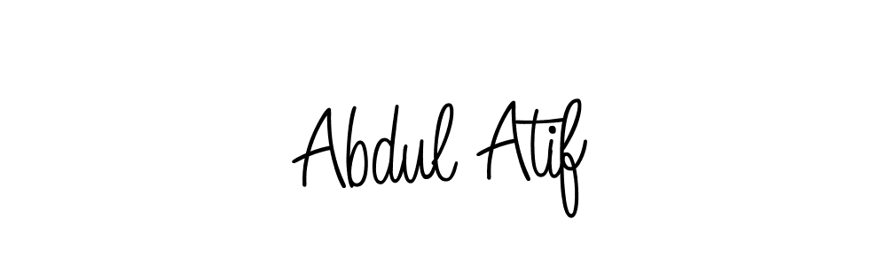 Angelique-Rose-font-FFP is a professional signature style that is perfect for those who want to add a touch of class to their signature. It is also a great choice for those who want to make their signature more unique. Get Abdul Atif name to fancy signature for free. Abdul Atif signature style 5 images and pictures png