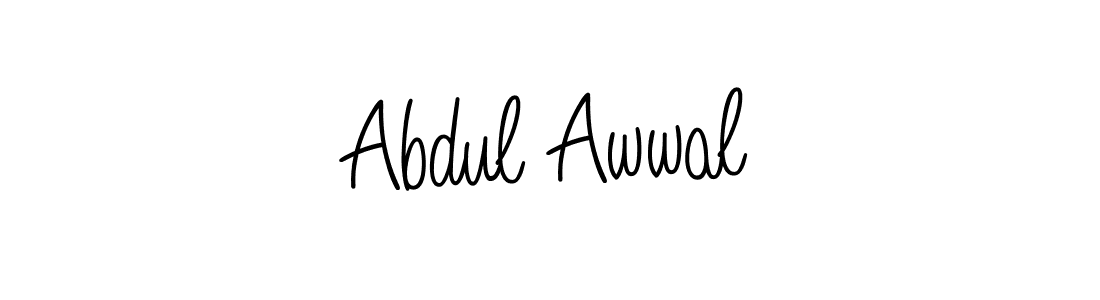 This is the best signature style for the Abdul Awwal name. Also you like these signature font (Angelique-Rose-font-FFP). Mix name signature. Abdul Awwal signature style 5 images and pictures png