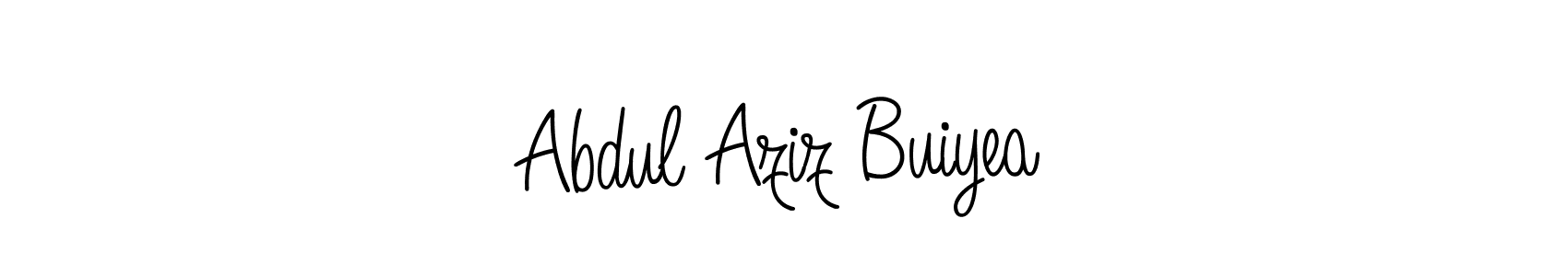 Make a beautiful signature design for name Abdul Aziz Buiyea. Use this online signature maker to create a handwritten signature for free. Abdul Aziz Buiyea signature style 5 images and pictures png