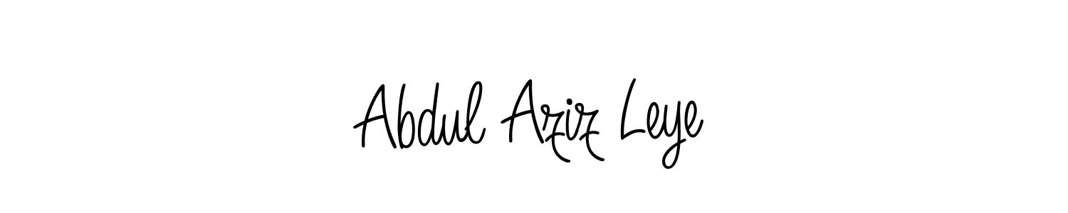 You can use this online signature creator to create a handwritten signature for the name Abdul Aziz Leye. This is the best online autograph maker. Abdul Aziz Leye signature style 5 images and pictures png