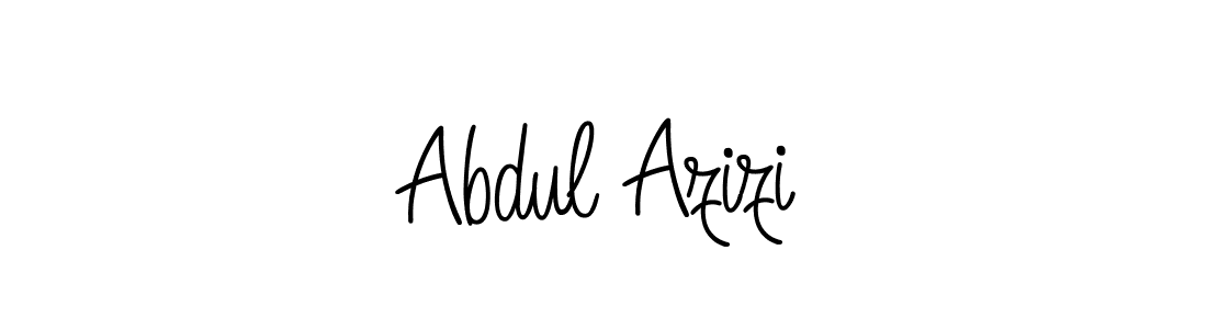Create a beautiful signature design for name Abdul Azizi. With this signature (Angelique-Rose-font-FFP) fonts, you can make a handwritten signature for free. Abdul Azizi signature style 5 images and pictures png