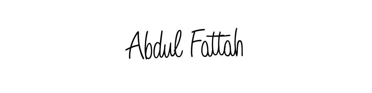 You should practise on your own different ways (Angelique-Rose-font-FFP) to write your name (Abdul Fattah) in signature. don't let someone else do it for you. Abdul Fattah signature style 5 images and pictures png