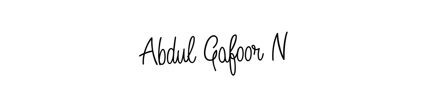 How to Draw Abdul Gafoor N signature style? Angelique-Rose-font-FFP is a latest design signature styles for name Abdul Gafoor N. Abdul Gafoor N signature style 5 images and pictures png