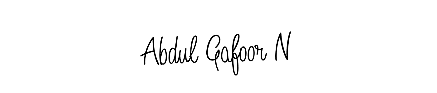 Angelique-Rose-font-FFP is a professional signature style that is perfect for those who want to add a touch of class to their signature. It is also a great choice for those who want to make their signature more unique. Get Abdul Gafoor N name to fancy signature for free. Abdul Gafoor N signature style 5 images and pictures png