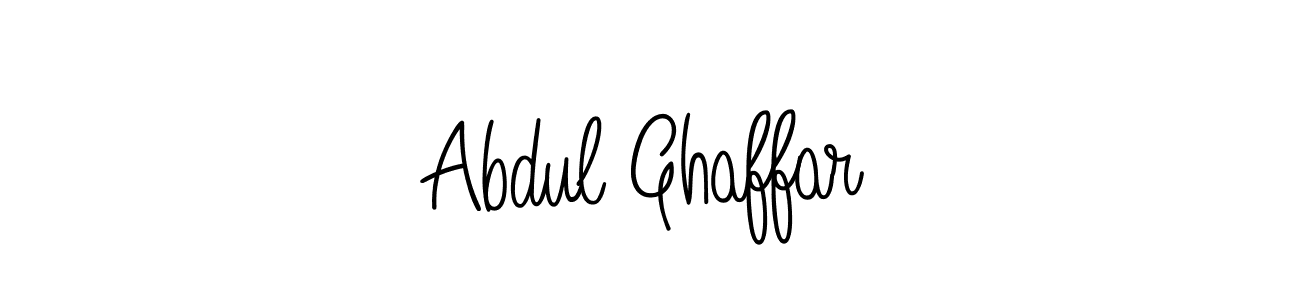 Use a signature maker to create a handwritten signature online. With this signature software, you can design (Angelique-Rose-font-FFP) your own signature for name Abdul Ghaffar. Abdul Ghaffar signature style 5 images and pictures png