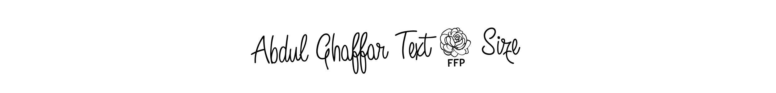Make a beautiful signature design for name Abdul Ghaffar Text 3 Size. Use this online signature maker to create a handwritten signature for free. Abdul Ghaffar Text 3 Size signature style 5 images and pictures png