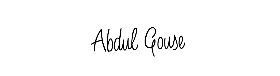 The best way (Angelique-Rose-font-FFP) to make a short signature is to pick only two or three words in your name. The name Abdul Gouse include a total of six letters. For converting this name. Abdul Gouse signature style 5 images and pictures png