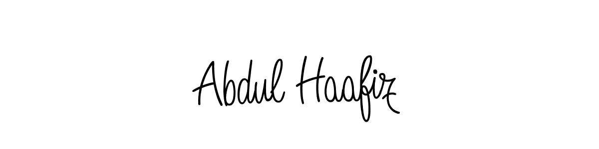 How to make Abdul Haafiz name signature. Use Angelique-Rose-font-FFP style for creating short signs online. This is the latest handwritten sign. Abdul Haafiz signature style 5 images and pictures png