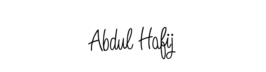 How to make Abdul Hafij name signature. Use Angelique-Rose-font-FFP style for creating short signs online. This is the latest handwritten sign. Abdul Hafij signature style 5 images and pictures png