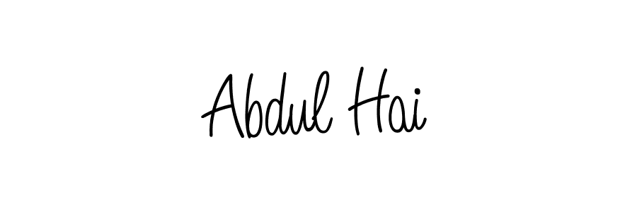 Also we have Abdul Hai name is the best signature style. Create professional handwritten signature collection using Angelique-Rose-font-FFP autograph style. Abdul Hai signature style 5 images and pictures png