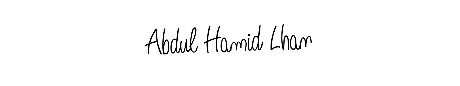 Also You can easily find your signature by using the search form. We will create Abdul Hamid Lhan name handwritten signature images for you free of cost using Angelique-Rose-font-FFP sign style. Abdul Hamid Lhan signature style 5 images and pictures png