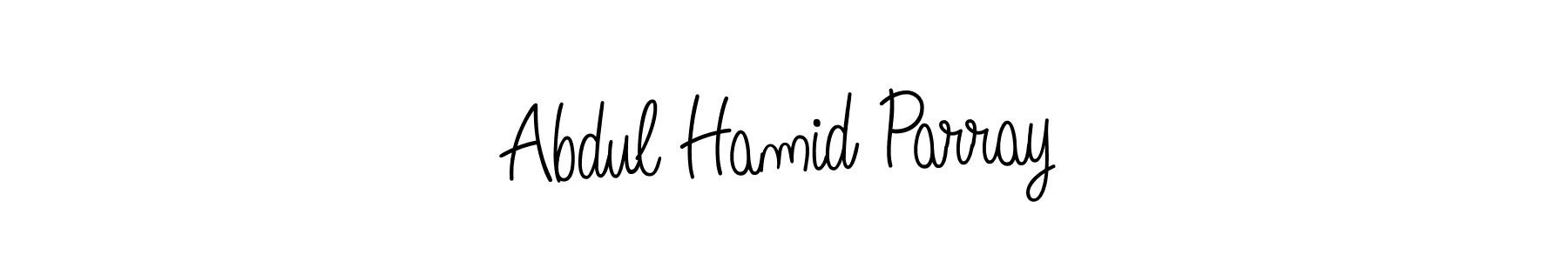 Make a short Abdul Hamid Parray signature style. Manage your documents anywhere anytime using Angelique-Rose-font-FFP. Create and add eSignatures, submit forms, share and send files easily. Abdul Hamid Parray signature style 5 images and pictures png