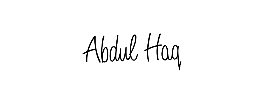 The best way (Angelique-Rose-font-FFP) to make a short signature is to pick only two or three words in your name. The name Abdul Haq include a total of six letters. For converting this name. Abdul Haq signature style 5 images and pictures png