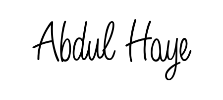 Discover the perfect balance of readability and style for Abdul Haye with Angelique-Rose-font-FFP font. Create your dream signature today. Abdul Haye signature style 5 images and pictures png