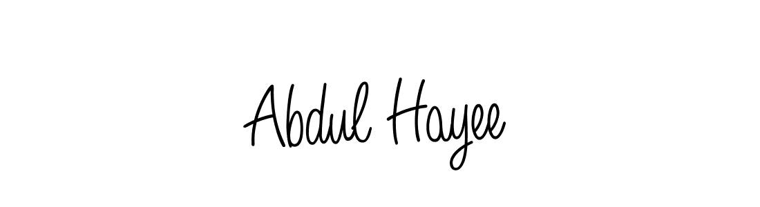 Create a beautiful signature design for name Abdul Hayee. With this signature (Angelique-Rose-font-FFP) fonts, you can make a handwritten signature for free. Abdul Hayee signature style 5 images and pictures png