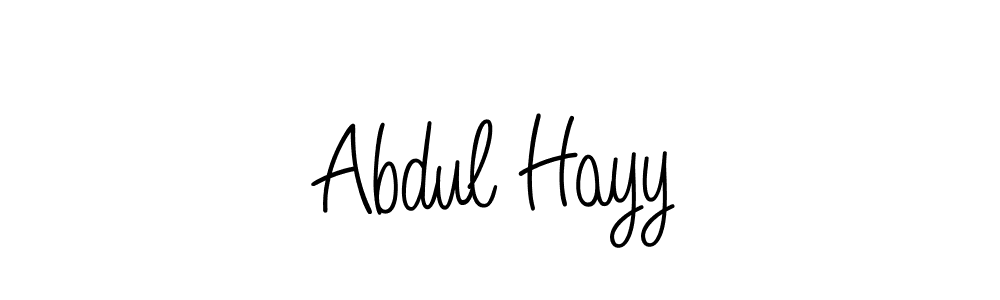 The best way (Angelique-Rose-font-FFP) to make a short signature is to pick only two or three words in your name. The name Abdul Hayy include a total of six letters. For converting this name. Abdul Hayy signature style 5 images and pictures png