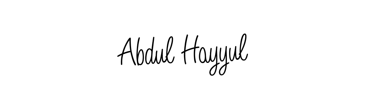 Check out images of Autograph of Abdul Hayyul name. Actor Abdul Hayyul Signature Style. Angelique-Rose-font-FFP is a professional sign style online. Abdul Hayyul signature style 5 images and pictures png