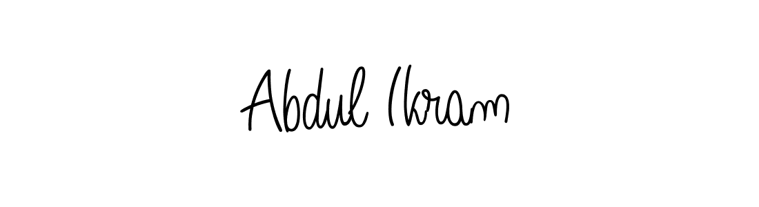 Best and Professional Signature Style for Abdul Ikram. Angelique-Rose-font-FFP Best Signature Style Collection. Abdul Ikram signature style 5 images and pictures png