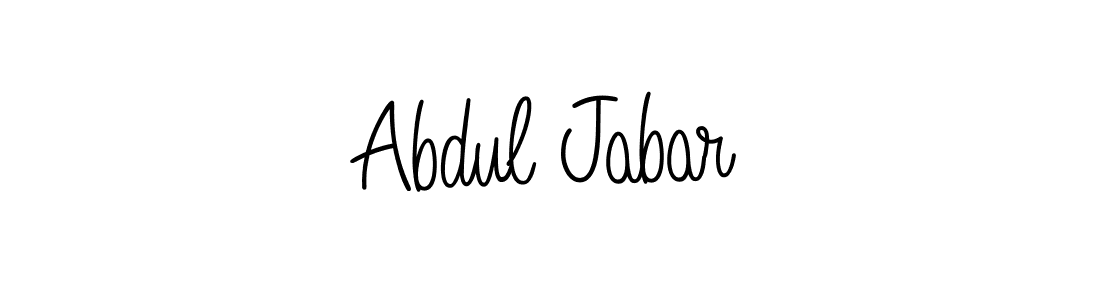 It looks lik you need a new signature style for name Abdul Jabar. Design unique handwritten (Angelique-Rose-font-FFP) signature with our free signature maker in just a few clicks. Abdul Jabar signature style 5 images and pictures png