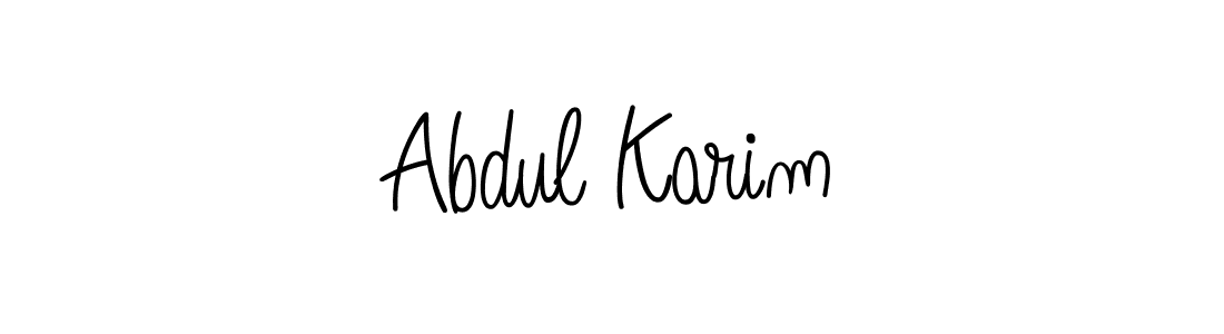 Make a short Abdul Karim signature style. Manage your documents anywhere anytime using Angelique-Rose-font-FFP. Create and add eSignatures, submit forms, share and send files easily. Abdul Karim signature style 5 images and pictures png