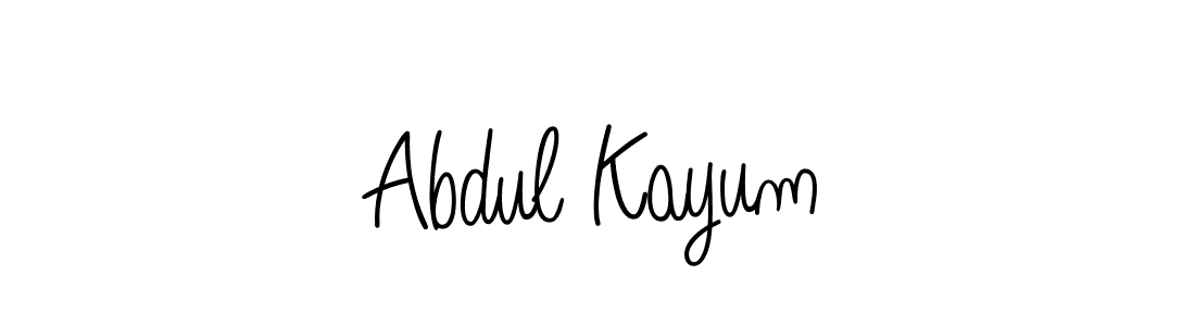 Make a short Abdul Kayum signature style. Manage your documents anywhere anytime using Angelique-Rose-font-FFP. Create and add eSignatures, submit forms, share and send files easily. Abdul Kayum signature style 5 images and pictures png