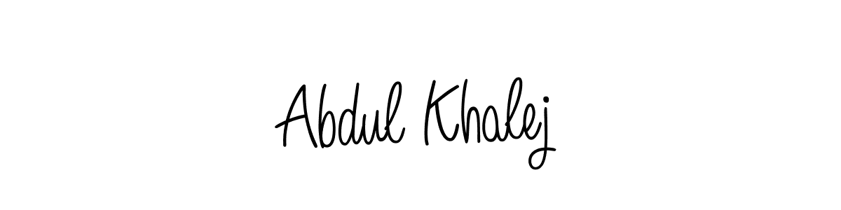 Once you've used our free online signature maker to create your best signature Angelique-Rose-font-FFP style, it's time to enjoy all of the benefits that Abdul Khalej name signing documents. Abdul Khalej signature style 5 images and pictures png