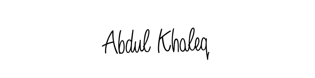 It looks lik you need a new signature style for name Abdul Khaleq. Design unique handwritten (Angelique-Rose-font-FFP) signature with our free signature maker in just a few clicks. Abdul Khaleq signature style 5 images and pictures png